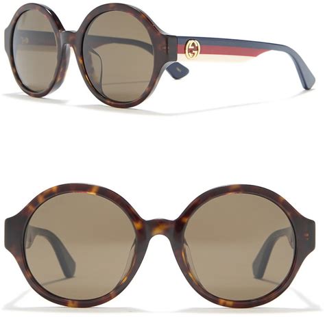 gucci 51mm oversize round sunglasses|gucci square sunglasses unisex.